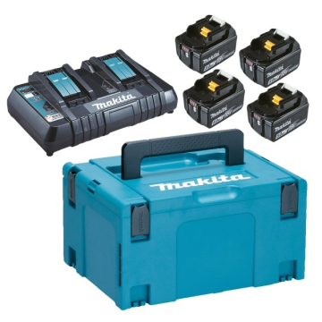 Makita Batteripakke 4 x bl1850b + DC 18rd  - Billede 1
