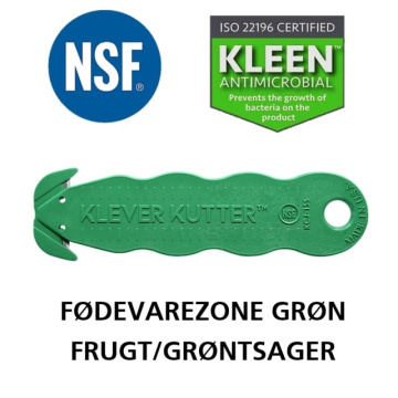 Klever nsf kniv fødevarezone grøn