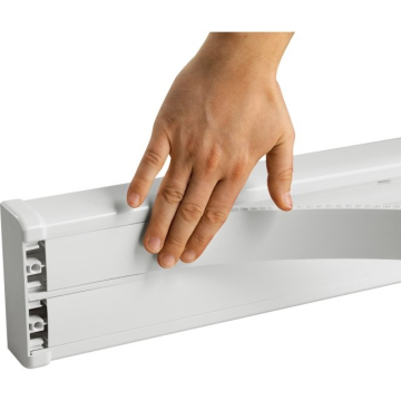 Legrand Endestykke 50x130 hvid - Billede 1