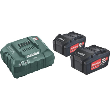 Metabo Batterisæt med lader 18v 2x4,0 + asc55