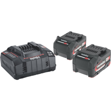 Metabo Batterisæt med lader 18v 2x5,2 + asc145
