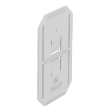 Obo Kobling for gk 64x90mm, light grey RAL - Billede 1