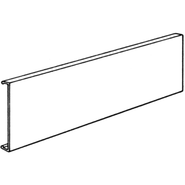 Hager Kanallåg til fb60110/2 perlegrå - Billede 1