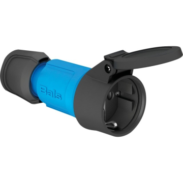 Bals Slagfast forlængerled 16A 250V ip54 blå - Billede 1