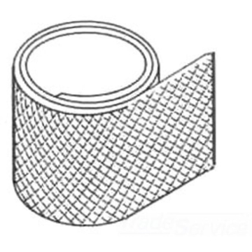 Reflektor for lysgitter, 1000x50 mm