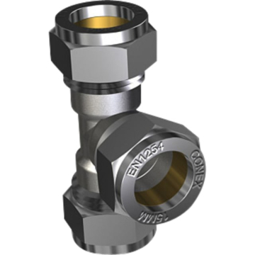 Ibp conex Tee 15 mm kompression fit fork - Billede 1