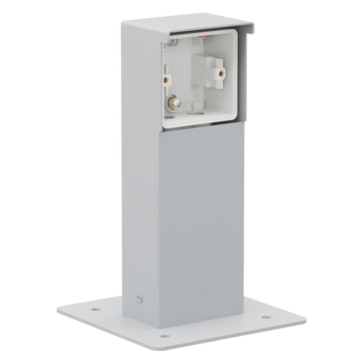 Søjle 1 modul med flange grå