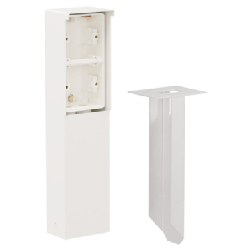 Søjle 2 modul med spyd, hvid