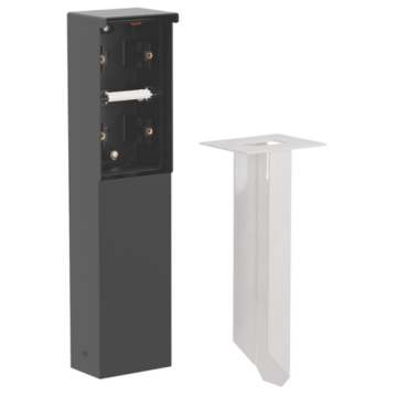 Søjle 2 modul med spyd, sort