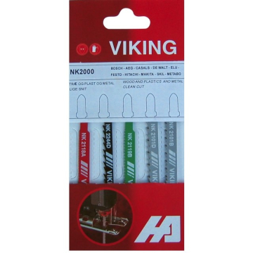 Viking Stiksavsklingesæt træ/metal/pl - Billede 1