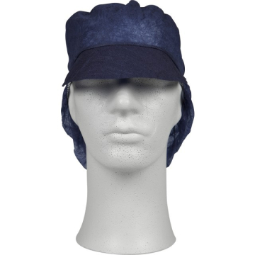 Snood cap m blå pp usteril engangs - Billede 1