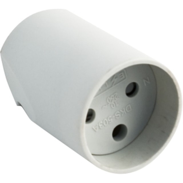 Forlængerled grå m/j rund