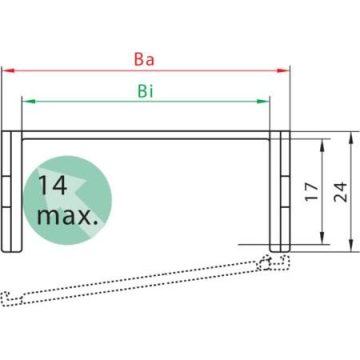 Igus kabelkæde b15.015.048.0 - Billede 1