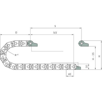 Igus kabelkæde 2400.05.100 - Billede 1