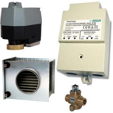 Dantherm Vandvarmeflade ø125 sæt - Billede 1