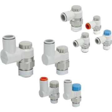 SMS Pneumatik Drøvlekontraventil M5 Ø4 - Billede 1