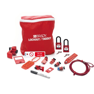 Brady Electrician lockout kit+padlocks+tag en - Billede 1
