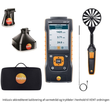 Buhl Måleudstyr testo 440 sæt kalibreret