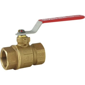 Vir kuglehane rødgods 2" muffe/muffe - Billede 1