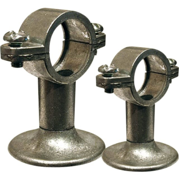 Zinkrørbærer m/vægflange 1"