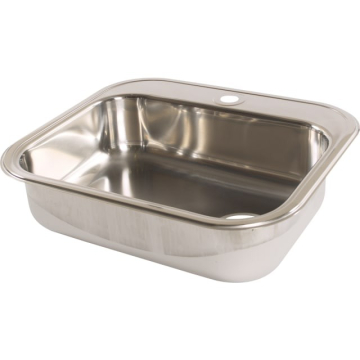 Intra juvel køkkenvask bk480b hul & strainer 48x34cm - Billede 1