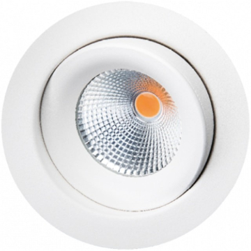 SG Armaturen gyro isosafe spot 6w led DimtoWarm 2800-2000k Mat Hvid - Billede 1