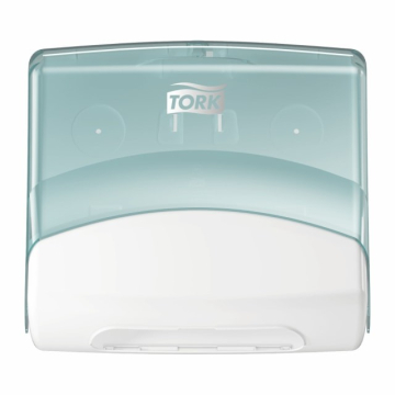 Dispenser tork top-pak hvid-turkis - Billede 1