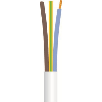 Nexans Ledning h05z1z1-f 3g1,0 hvid sp - Billede 1