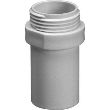 Purus Overgang nippel & indstik hvid 32mmx3/4''  - Billede 1