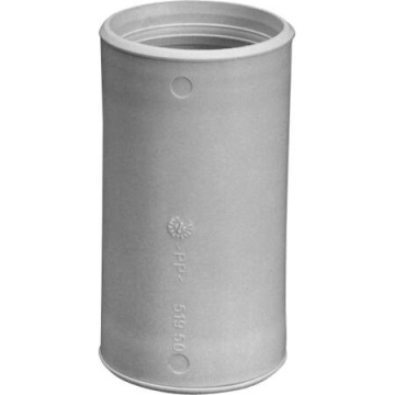 Purus Muffe indstik/indstik hvid 32 mm - Billede 1