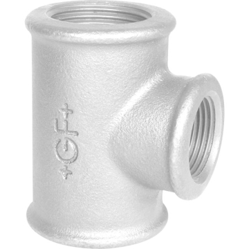 GF  t-stykke galv. 1x3/4x1  - Billede 1