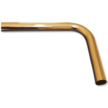  Afløbsrør vinkel krom 32x220x680 mm