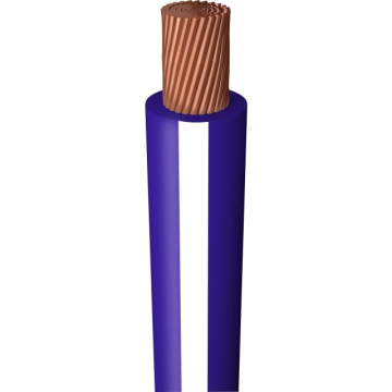 Prysmian H07z-k 1x1,5 mørkblå/hvid 450/750 v s100 - Billede 1